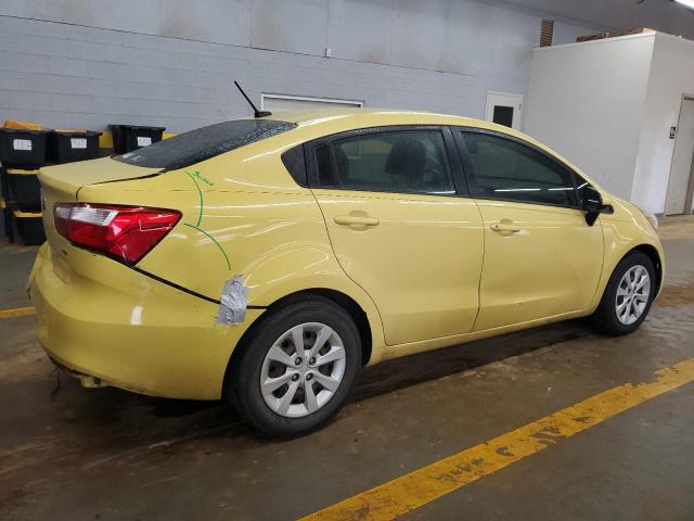  KIA RIO 2016 Żółty