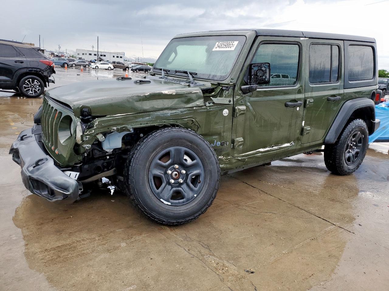 2021 Jeep Wrangler Unlimited Sport na sprzedaż w Grand Prairie, TX - Front End