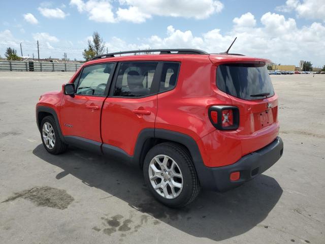 JEEP RENEGADE 2017 Czerwony
