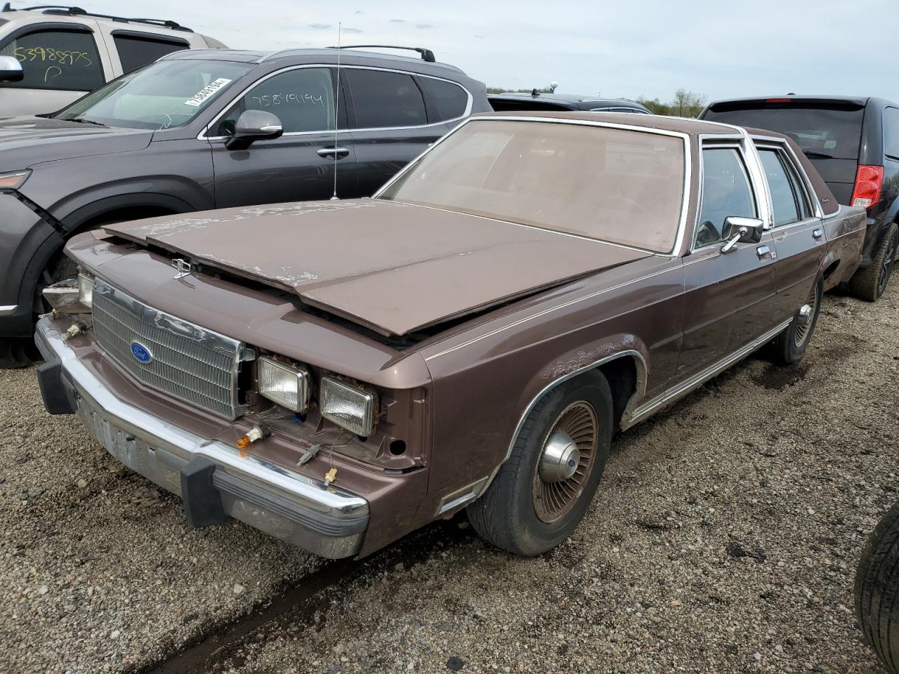 1989 Ford Crown Victoria Lx იყიდება Elgin-ში, IL - Rear End
