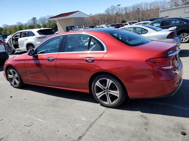  MERCEDES-BENZ E-CLASS 2019 Червоний