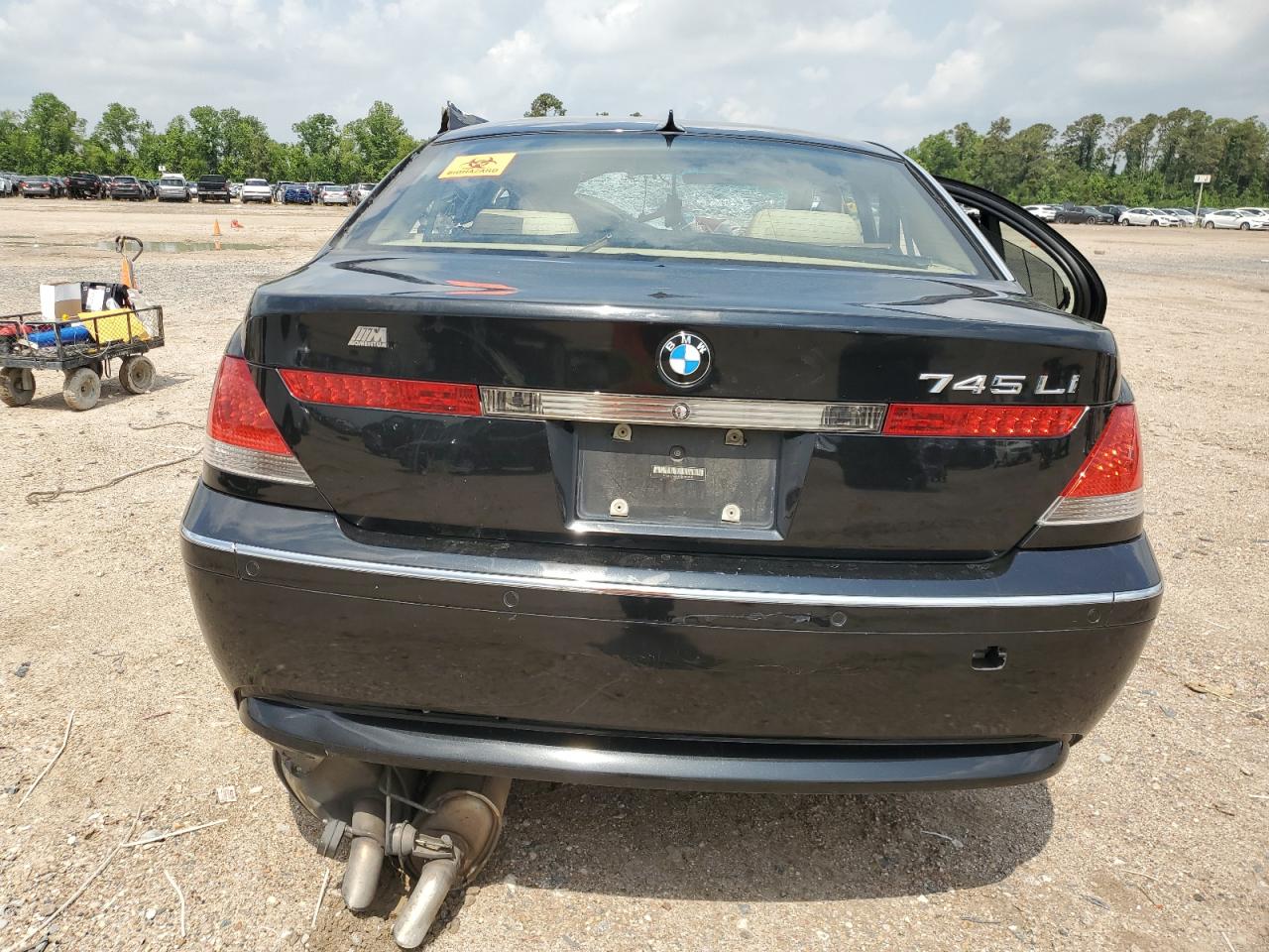 2003 BMW 745 Li VIN: WBAGN63453DR14935 Lot: 53914495