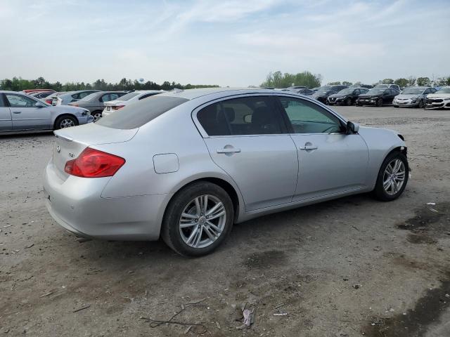 Sedans INFINITI G37 2012 Srebrny