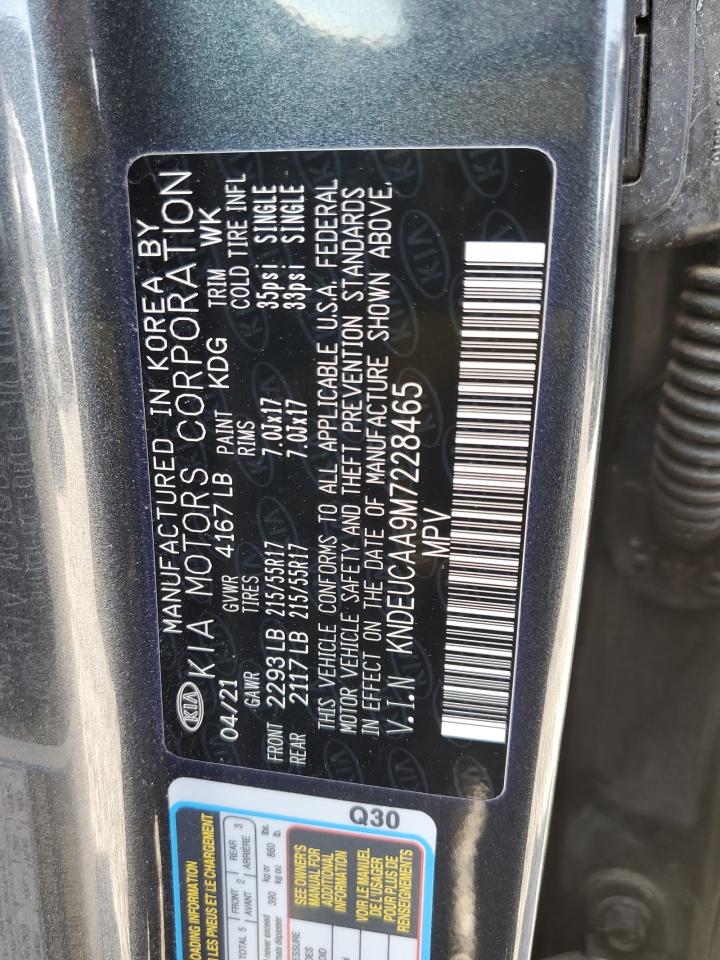 2021 Kia Seltos S VIN: KNDEUCAA9M7228465 Lot: 52106535