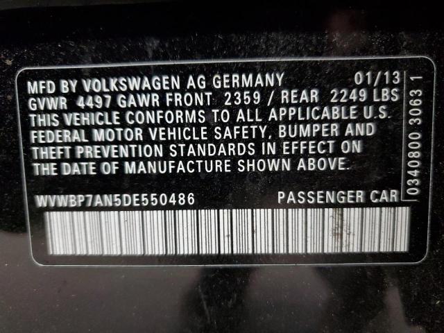 2013 VOLKSWAGEN CC SPORT
