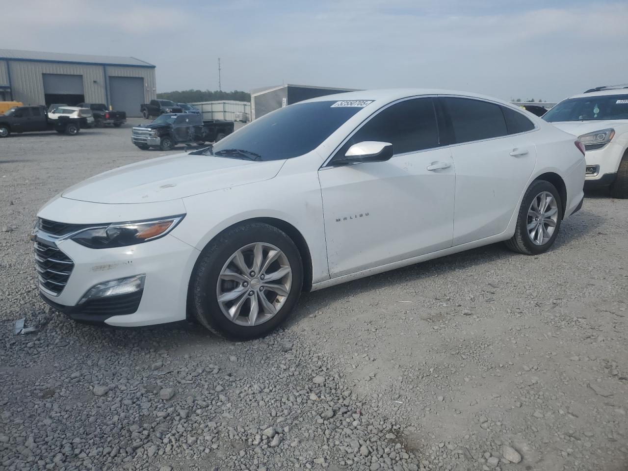 2020 Chevrolet Malibu Lt white null gas 1G1ZD5ST4LF033870 photo #1