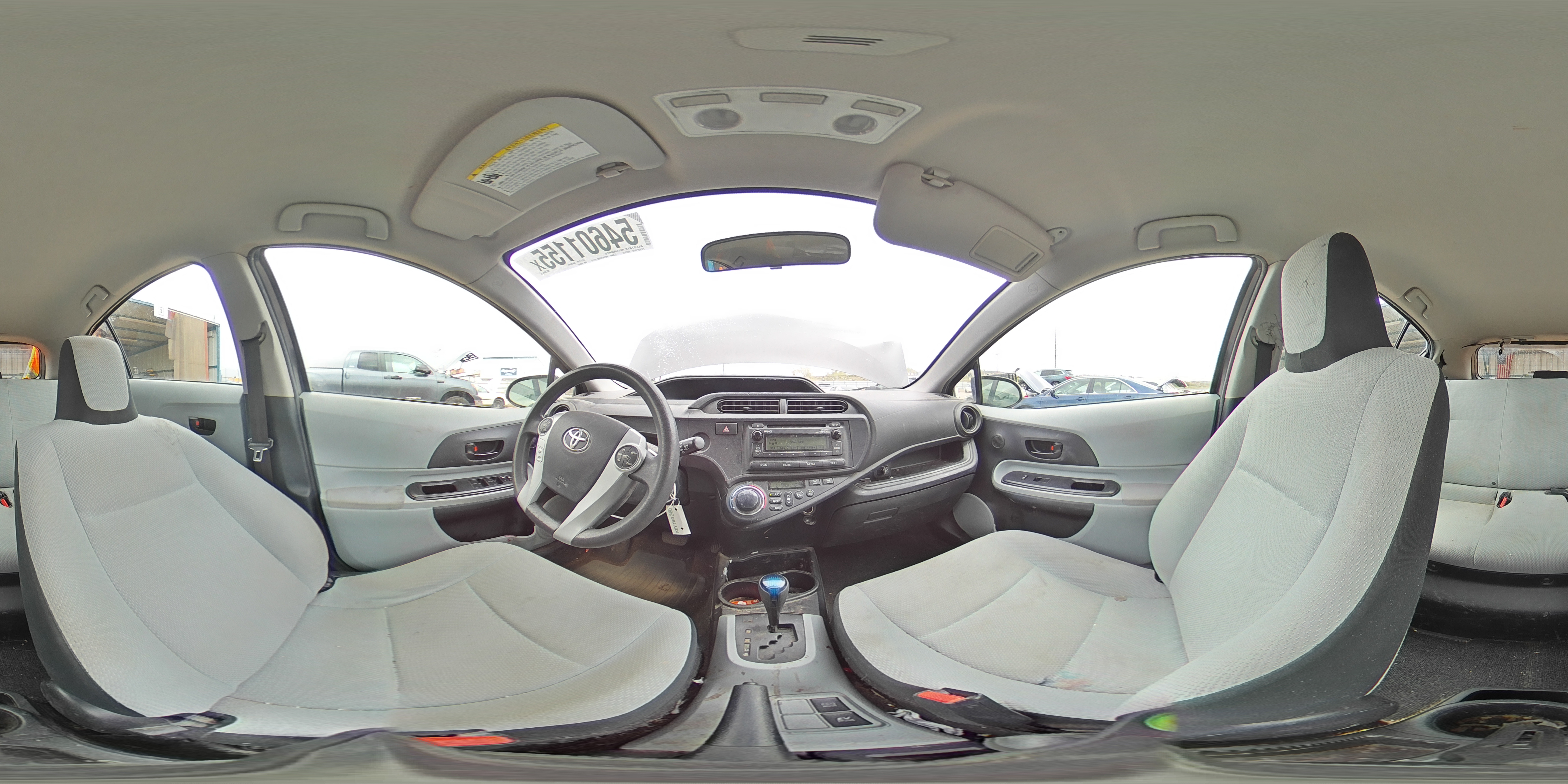 2014 Toyota Prius C VIN: JTDKDTB36E1065443 Lot: 54601155