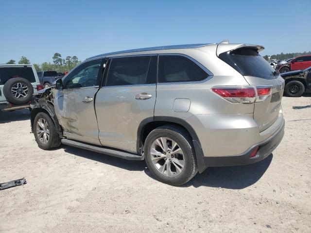  TOYOTA HIGHLANDER 2014 Kremowy