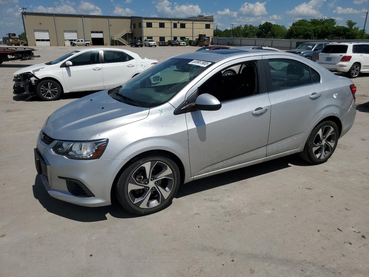 2020 Chevrolet Sonic Premier на продаже в Wilmer, TX - Hail