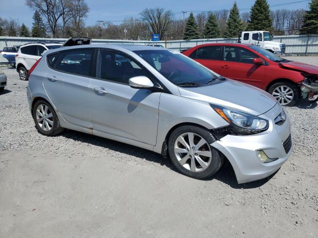 Hatchbacks HYUNDAI ACCENT 2013 Srebrny
