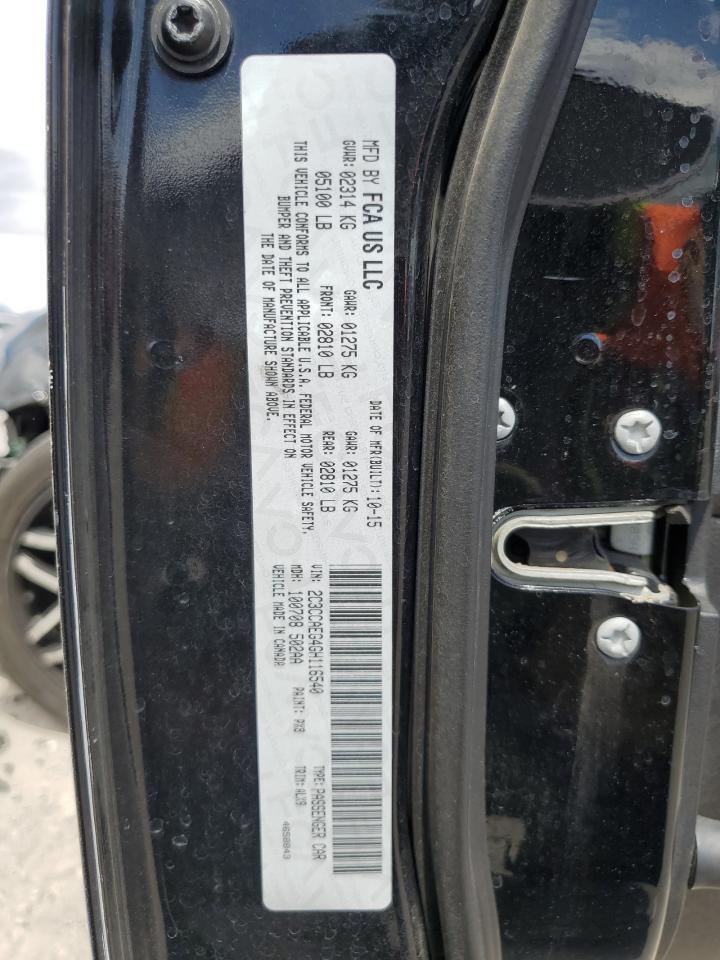 2C3CCAEG4GH116540 2016 Chrysler 300C