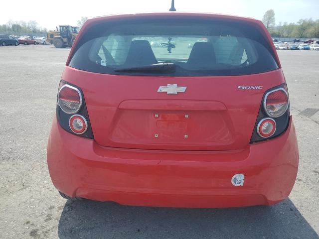 Hatchbacks CHEVROLET SONIC 2014 Red
