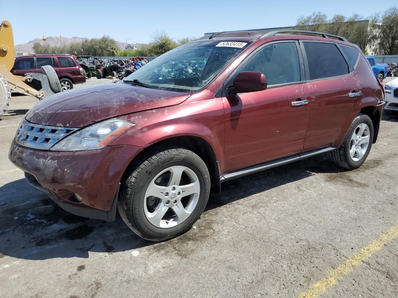 2005 Nissan Murano Sl zu verkaufen in Las Vegas, NV - Rear End
