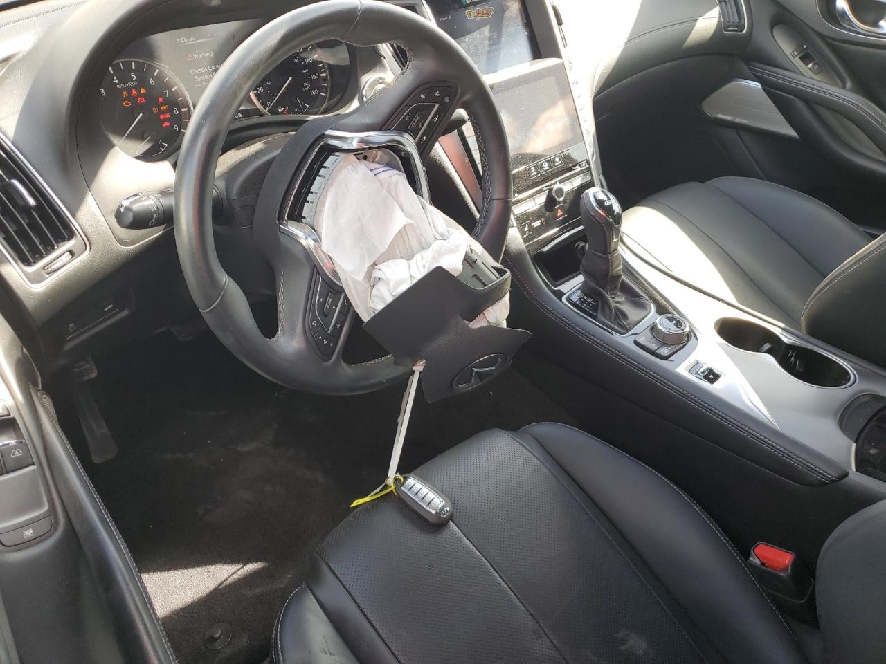 2021 Infiniti Q60 Luxe VIN: JN1EV7KK3MM411019 Lot: 55130715