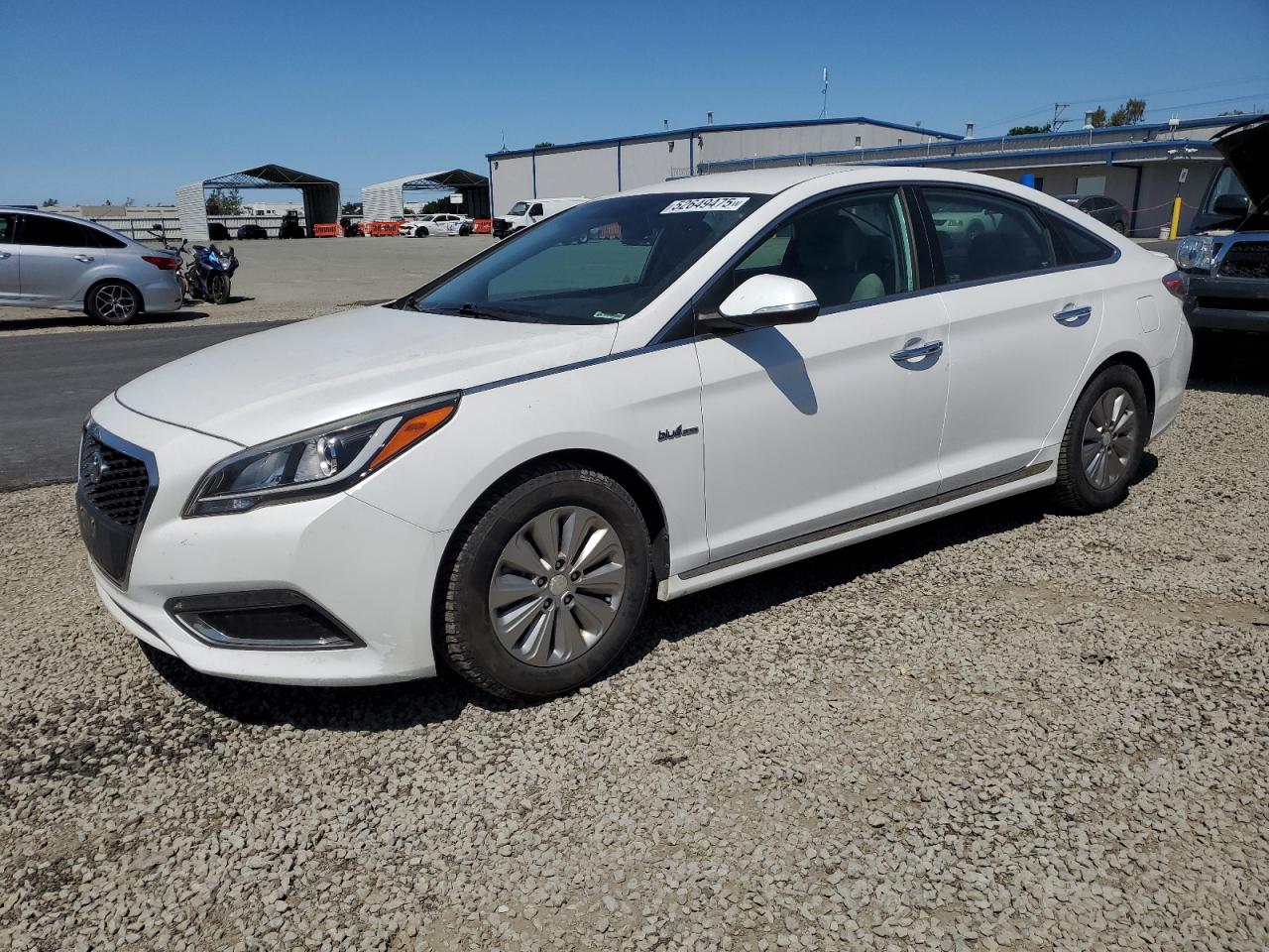 2017 Hyundai Sonata Hybrid продається в San Diego, CA - Minor Dent/Scratches