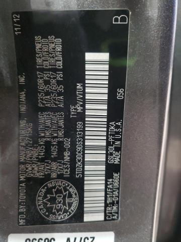 2013 TOYOTA SIENNA 