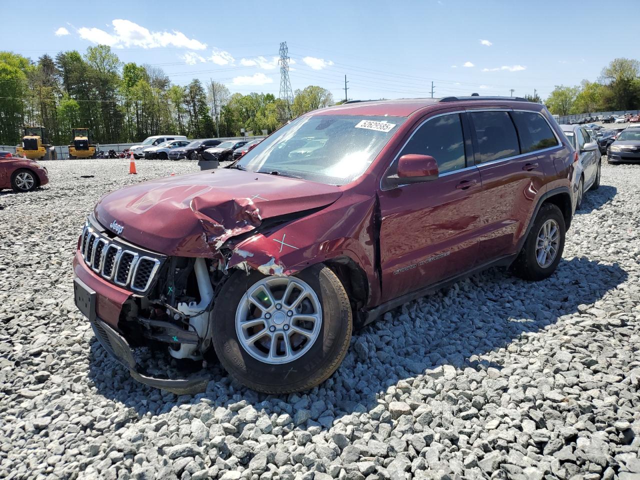 2019 Jeep Grand Cherokee Laredo na sprzedaż w Mebane, NC - Front End