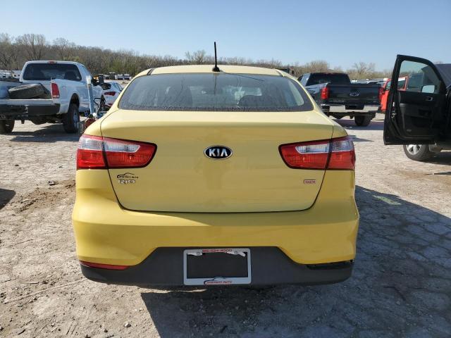  KIA RIO 2016 Желтый