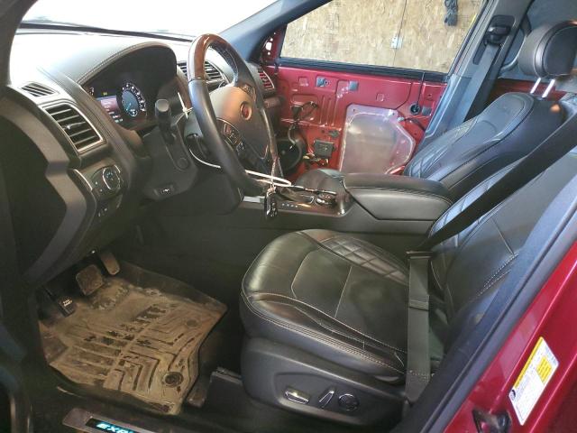  FORD EXPLORER 2017 Czerwony