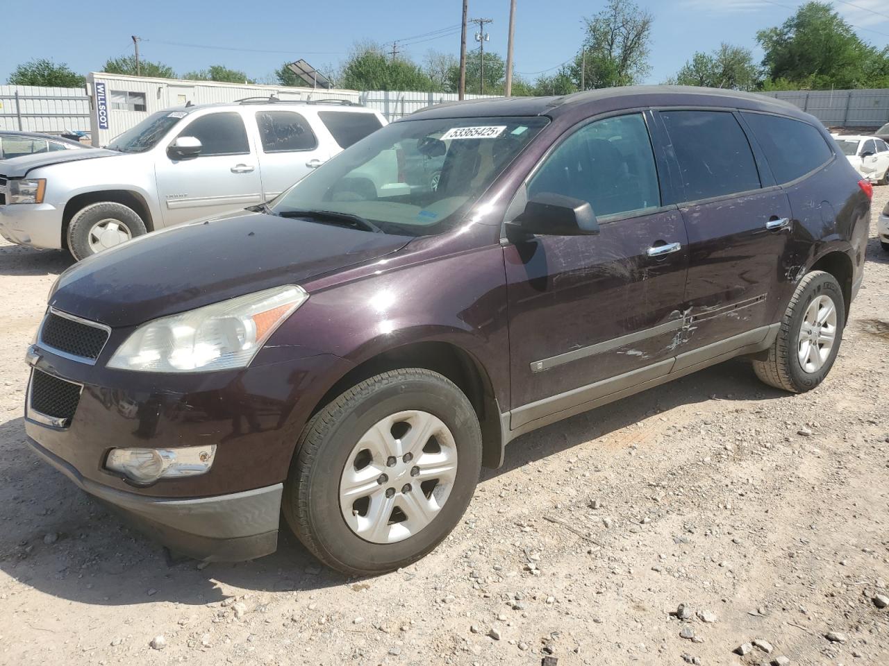 2010 Chevrolet Traverse Ls de vânzare în Oklahoma City, OK - Side