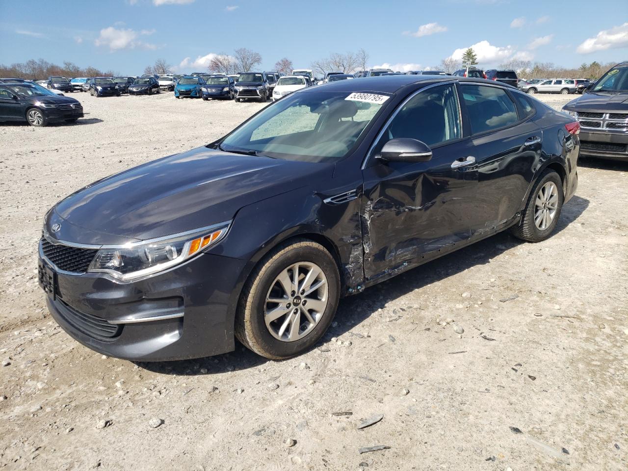 2017 Kia Optima Lx na sprzedaż w West Warren, MA - Side