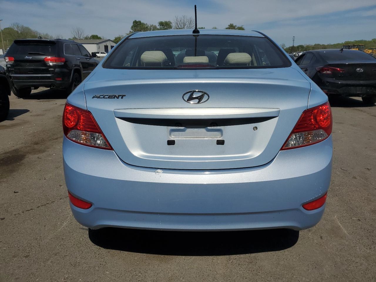 2014 Hyundai Accent Gls VIN: KMHCU4AE3EU699770 Lot: 54716055