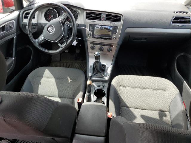  VOLKSWAGEN GOLF 2017 Czerwony