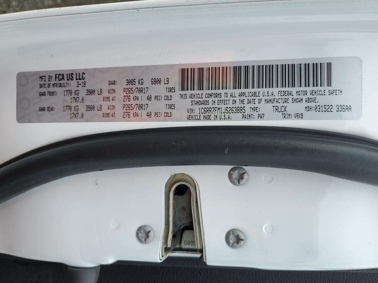 2017 Ram Trucks 1500 St VIN: 0LDL0T82390844 Lot: 89101695