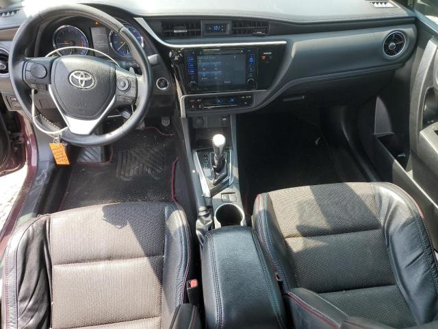 Sedans TOYOTA COROLLA 2017 Burgundy