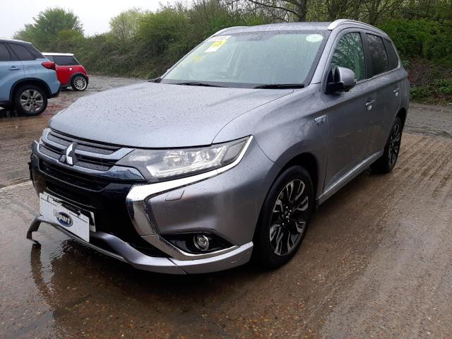 2017 MITSUBISHI OUTLANDER 4H PHEV CVT  for sale at Copart SANDWICH