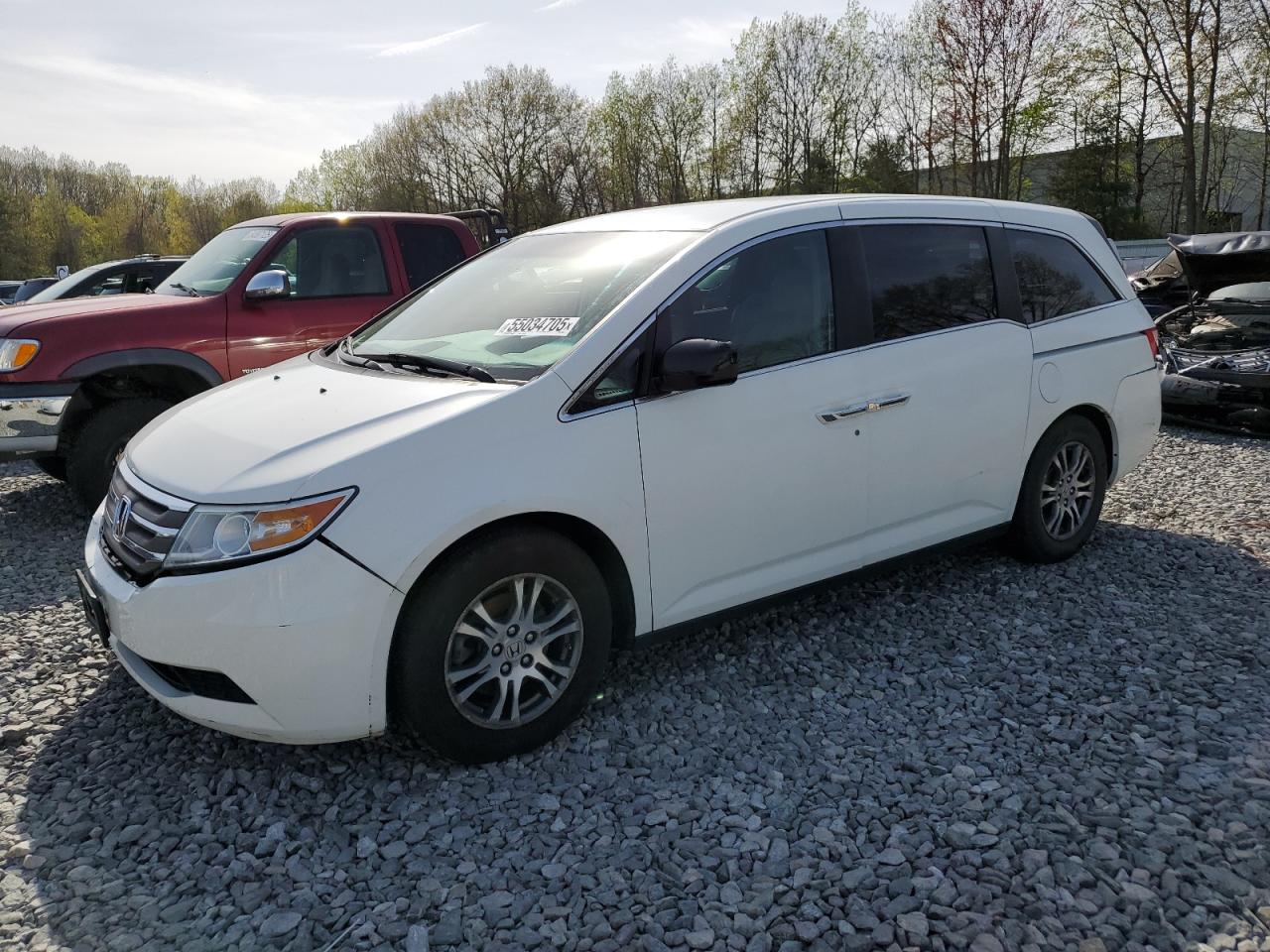 2011 Honda Odyssey Ex de vânzare în North Billerica, MA - Front End