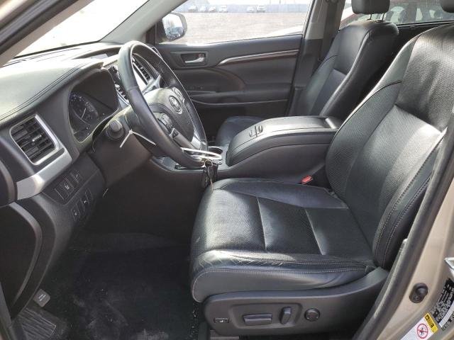  TOYOTA HIGHLANDER 2015 Бежевый