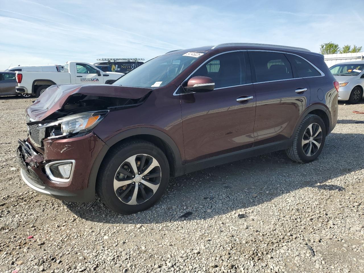 2016 Kia Sorento Ex за продажба в Earlington, KY - Front End