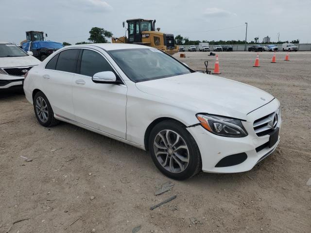 Седани MERCEDES-BENZ C-CLASS 2016 Білий