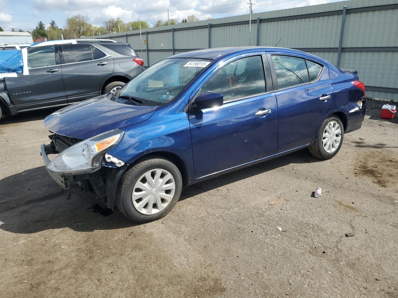 2019 Nissan Versa S იყიდება Pennsburg-ში, PA - Front End