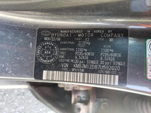 2007 HYUNDAI TUCSON GL