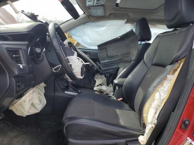  TOYOTA COROLLA 2015 Czerwony