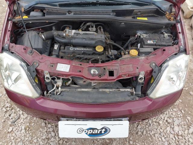 2004 VAUXHALL MERIVA LIF