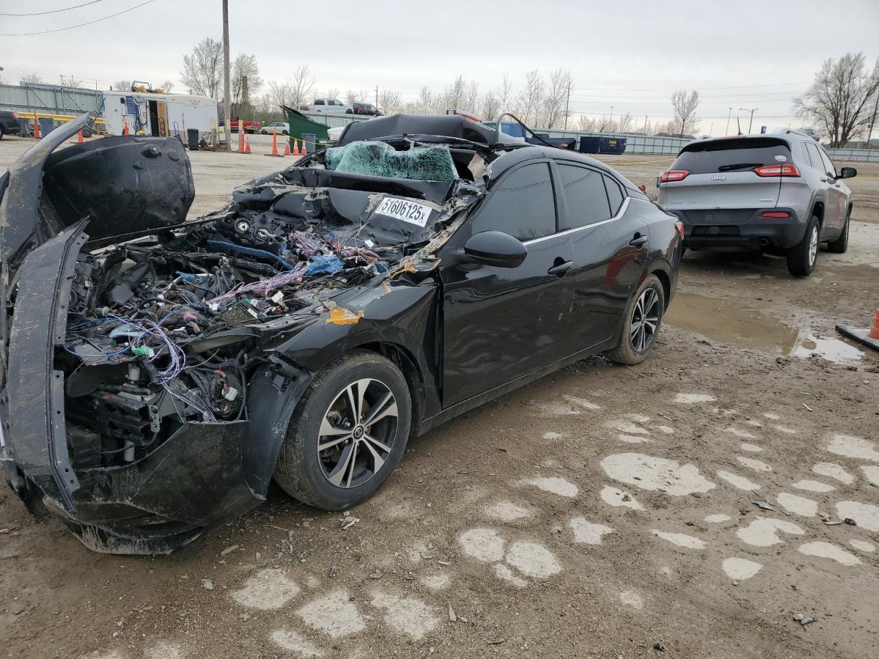 2021 Nissan Sentra Sv იყიდება Pekin-ში, IL - Front End