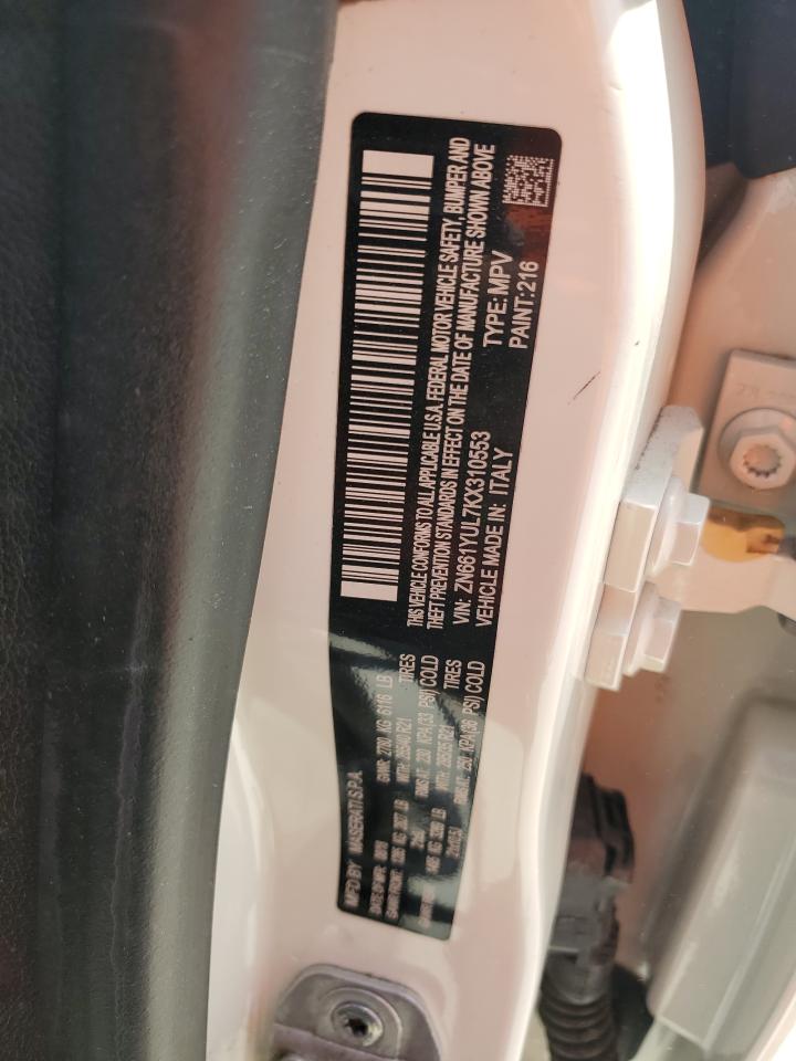 2019 Maserati Levante S Luxury VIN: ZN661YUL7KX310553 Lot: 52947585