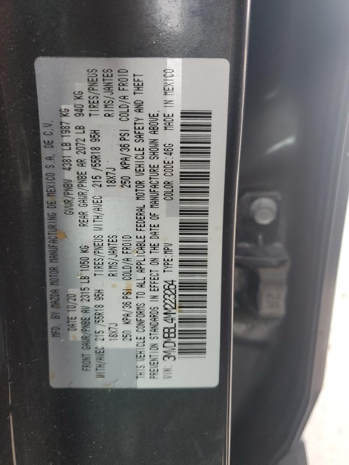 2021 Mazda Cx-30 Select VIN: 3MVDMBBL4MM223264 Lot: 52706275