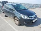 2012 VAUXHALL ZAFIRA DES for sale at Copart CHESTER
