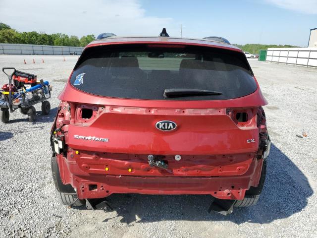  KIA SPORTAGE 2018 Красный