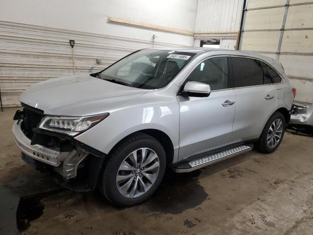  ACURA MDX 2014 Srebrny