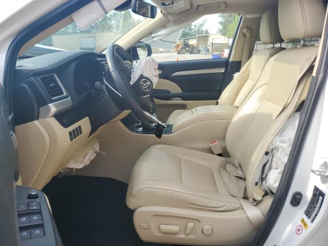  TOYOTA HIGHLANDER 2018 Белый