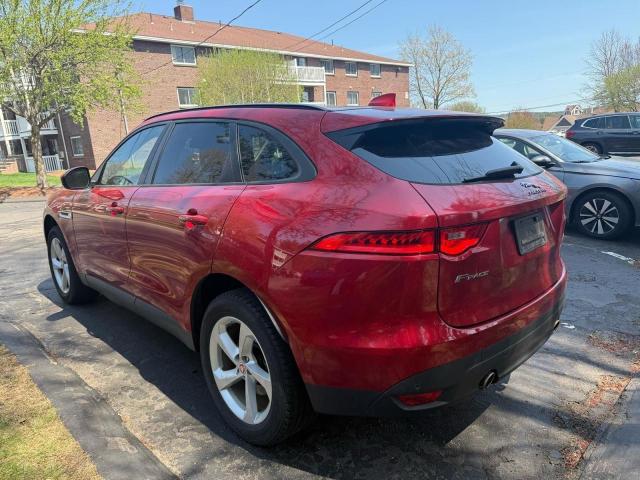 Parquets JAGUAR F-PACE 2017 Czerwony