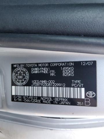 2008 TOYOTA YARIS 