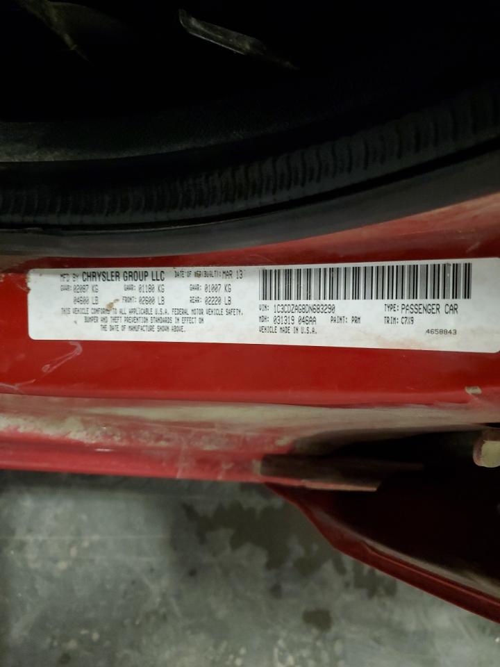 2013 Dodge Avenger Se VIN: 1C3CDZAG8DN683290 Lot: 53113735