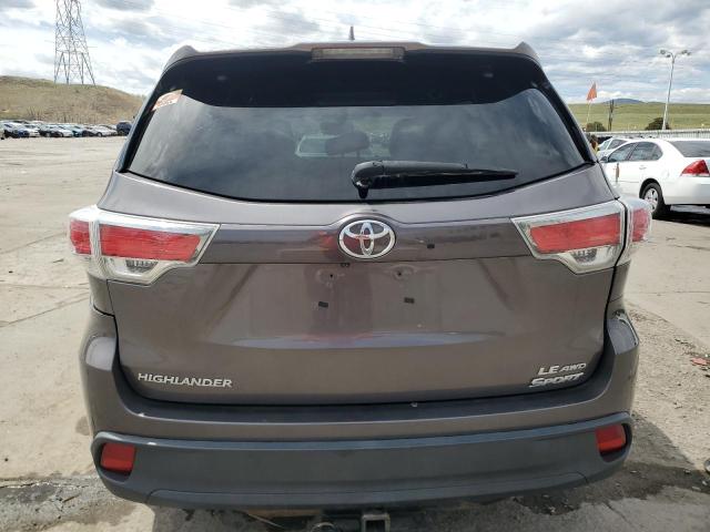  TOYOTA HIGHLANDER 2014 Szary