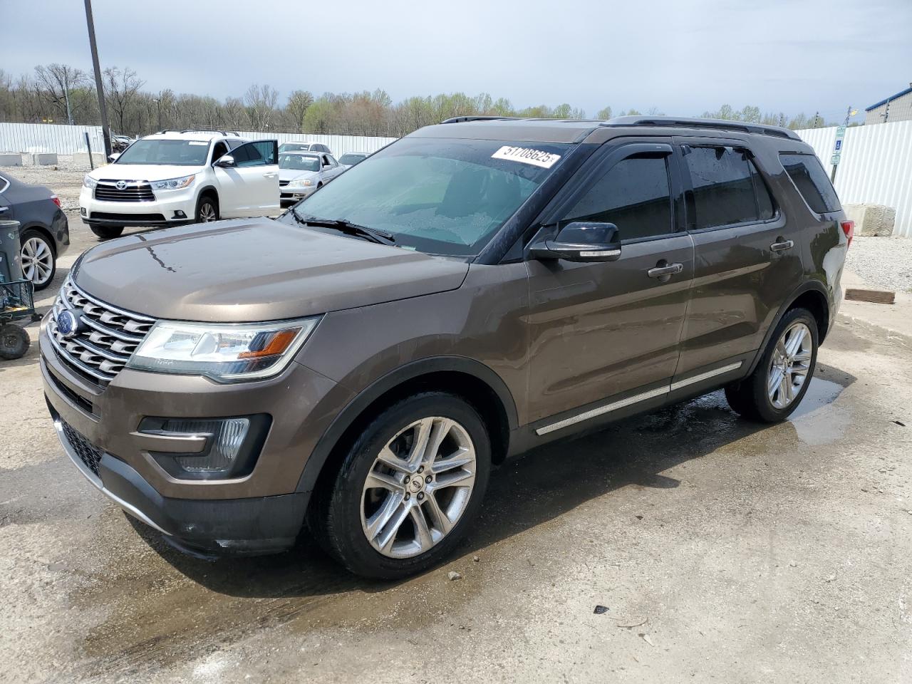 2016 Ford Explorer Xlt zu verkaufen in Louisville, KY - Hail